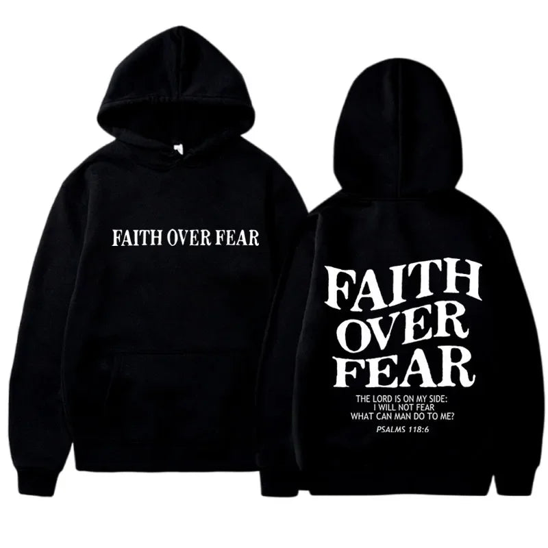 BC Faith Over Fear Unisex Hoodies - Stylish Sweatshirts
