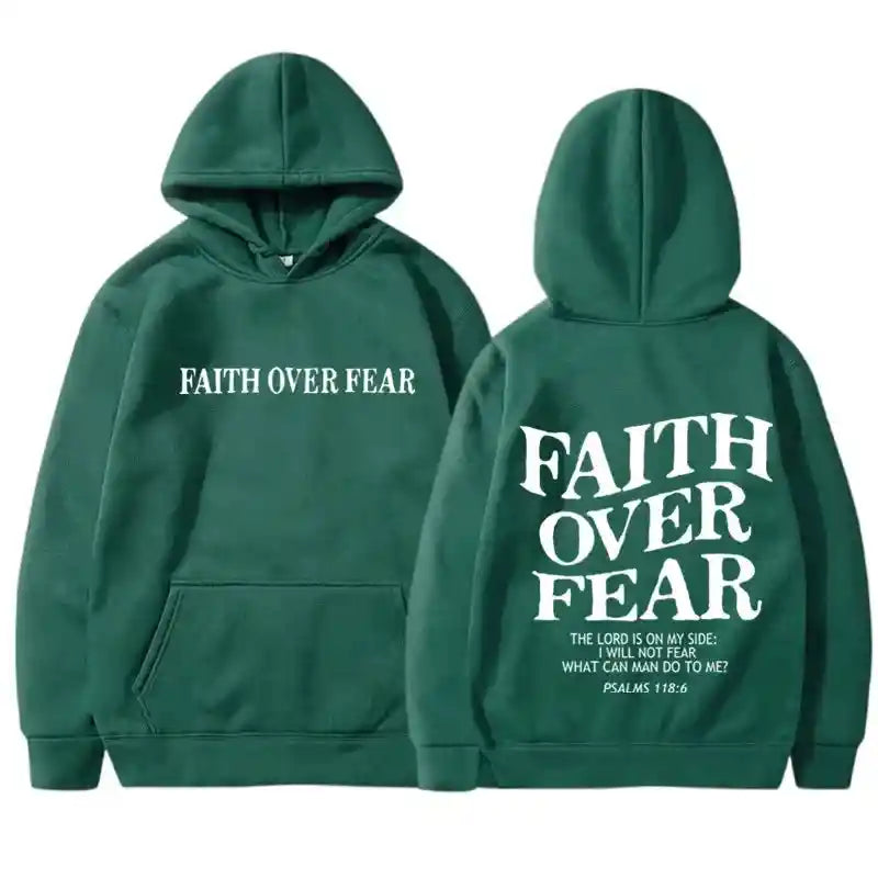 BC Faith Over Fear Unisex Hoodies - Stylish Sweatshirts
