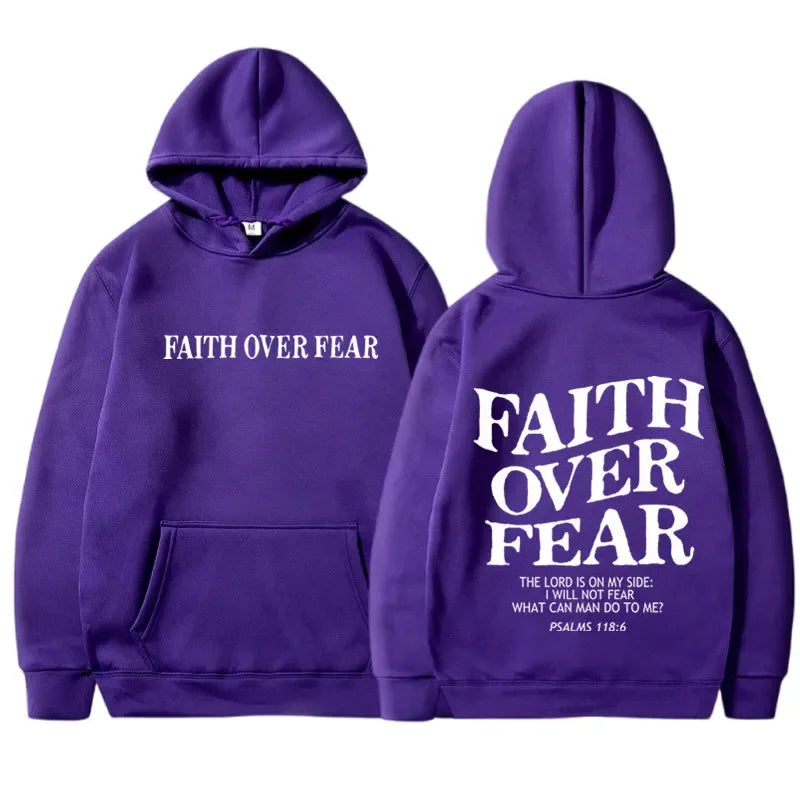BC Faith Over Fear Unisex Hoodies - Stylish Sweatshirts