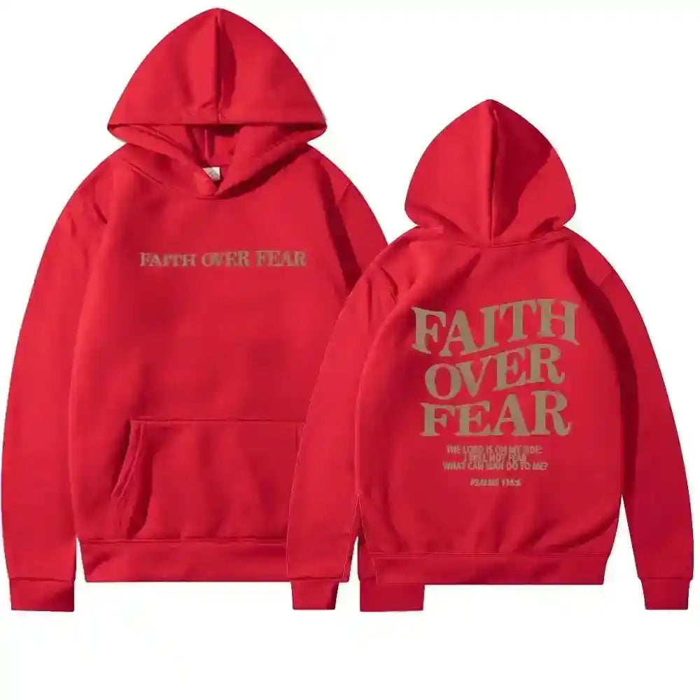 BC Faith Over Fear Hoodies - Trendy Christian Sweatshirts